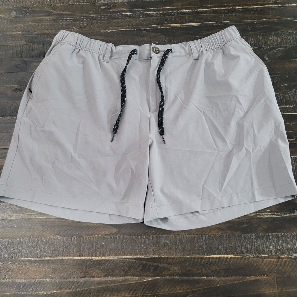 Chubbies Everywear Performance Shorts Gray Mens XXL 6in Inseam Water Resistant